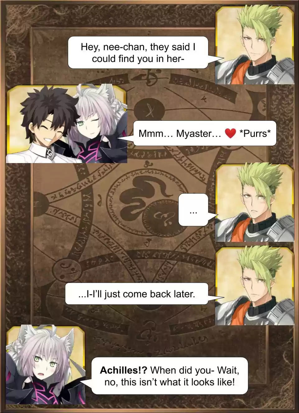 Fate/Grand Order Daily Chaldea (Doujinshi) Ch. 373 Petting The Kitty