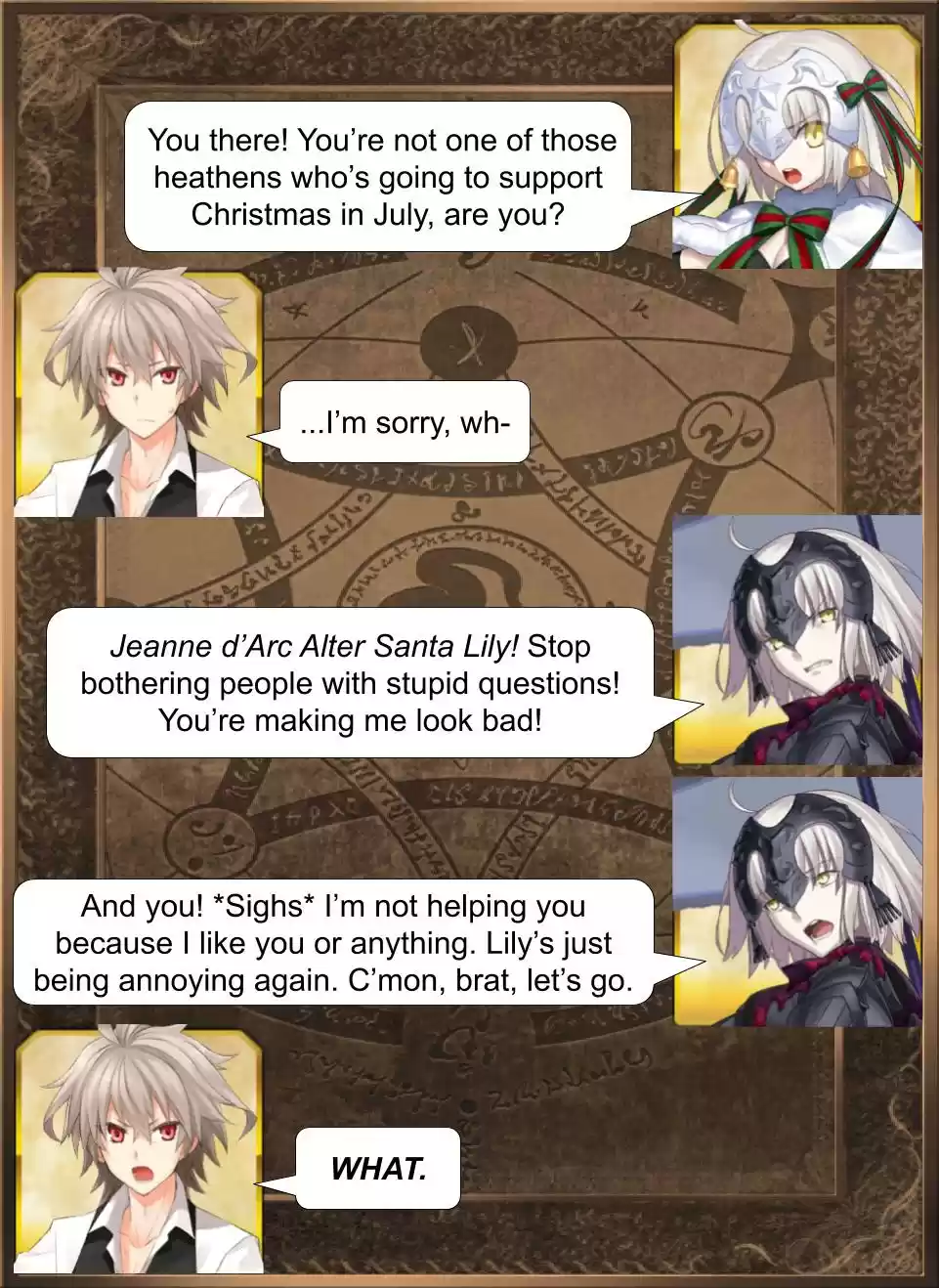 Fate/Grand Order Daily Chaldea (Doujinshi) Ch. 381 Sieg And Jeanne