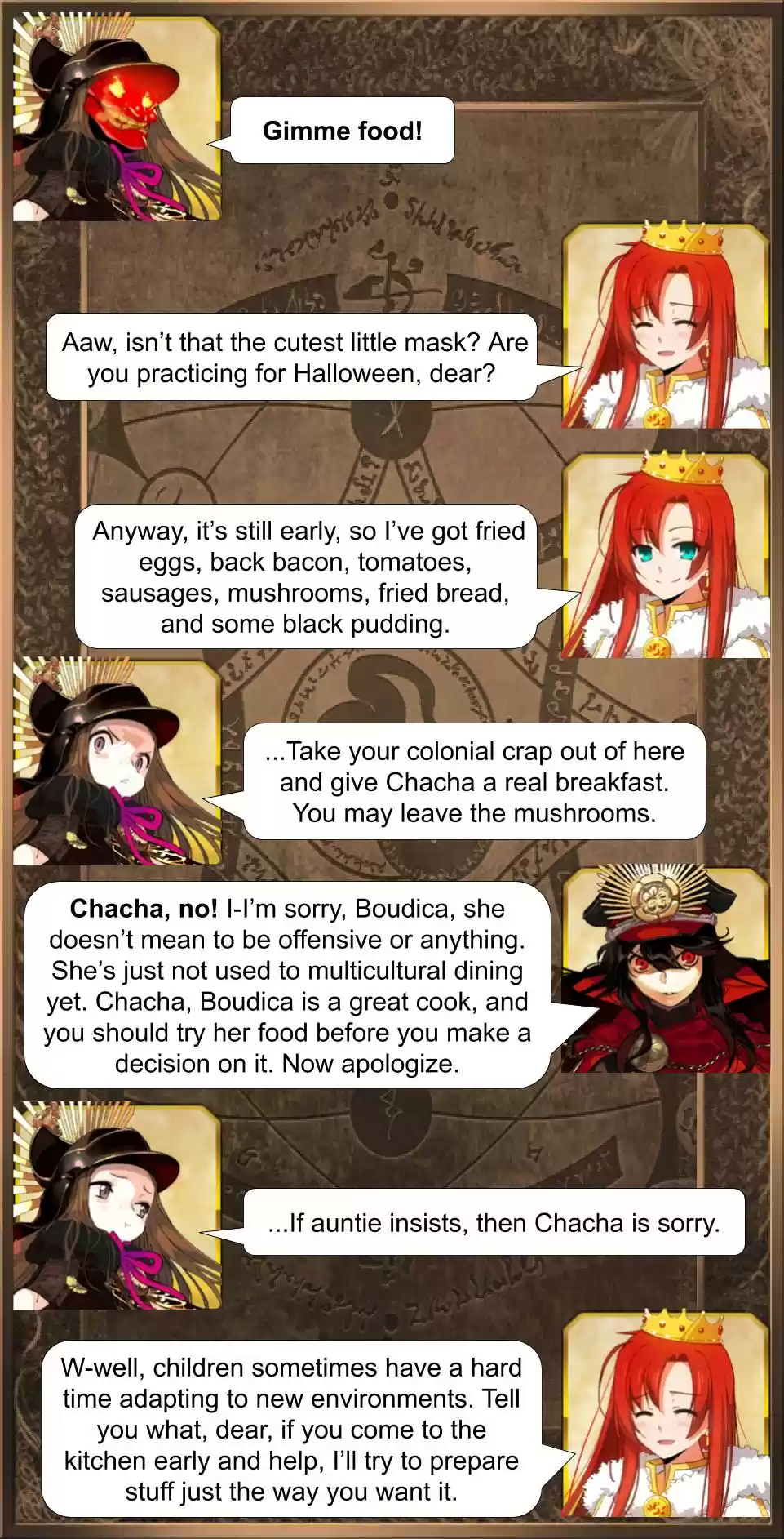 Fate/Grand Order Daily Chaldea (Doujinshi) Ch. 382 Dining Options