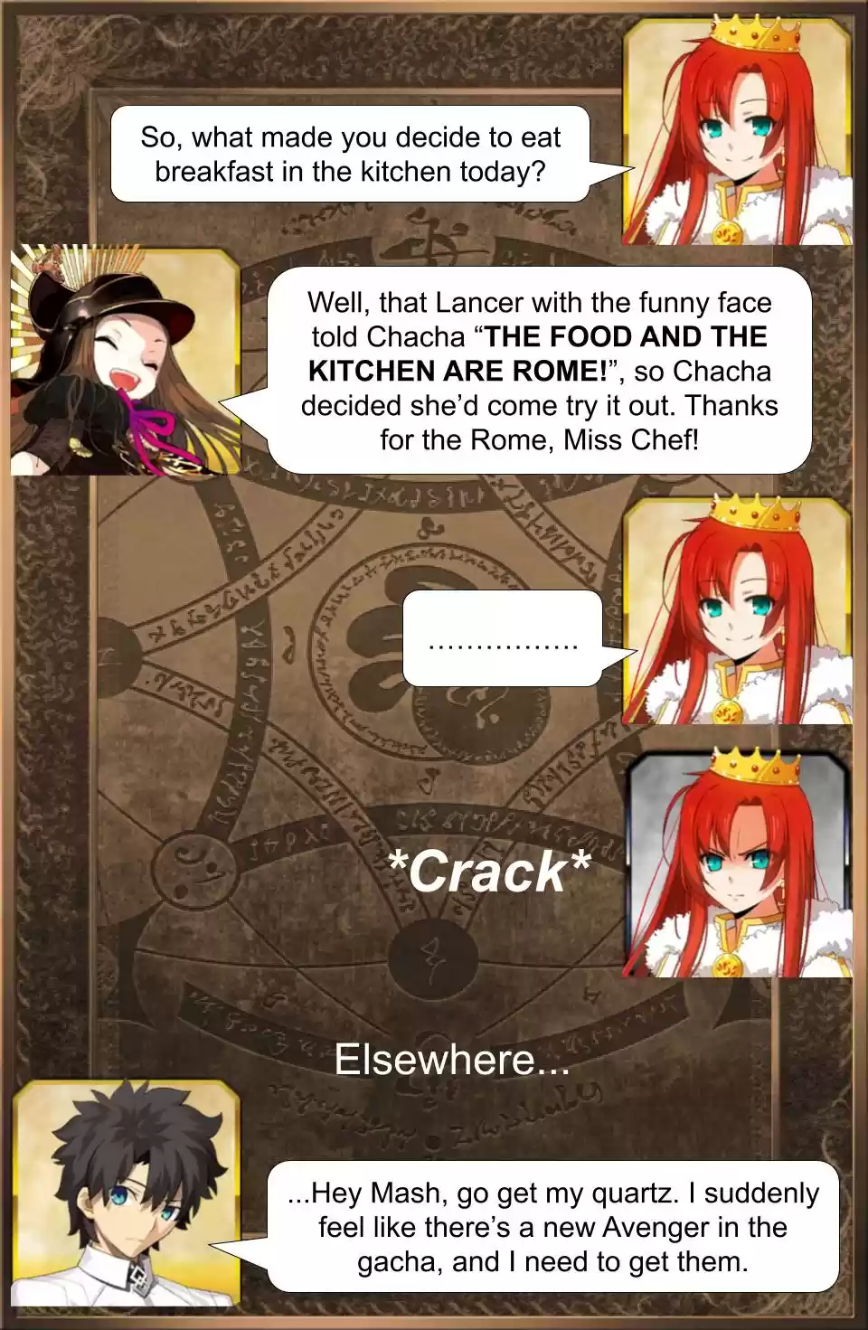 Fate/Grand Order Daily Chaldea (Doujinshi) Ch. 383 That Too Is Rome