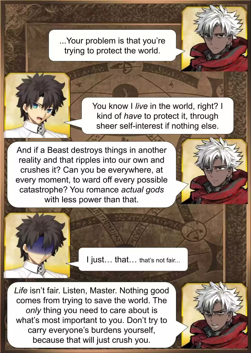 Fate/Grand Order Daily Chaldea (Doujinshi) Ch. 398 Good Advice Dad