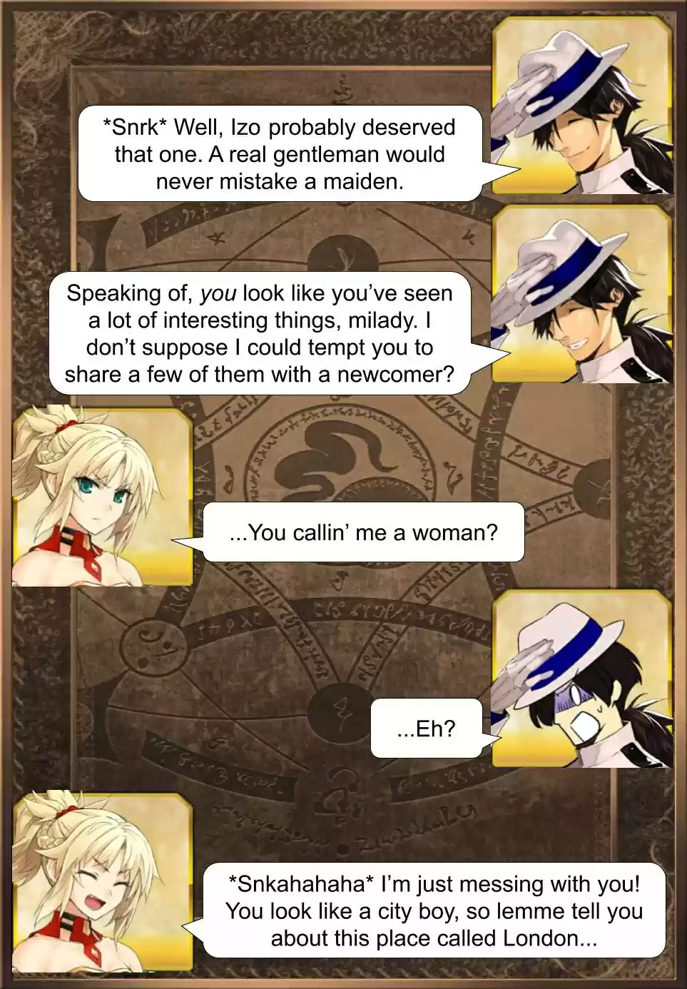 Fate/Grand Order Daily Chaldea (Doujinshi) Ch. 407 Manners Of A Gentleman