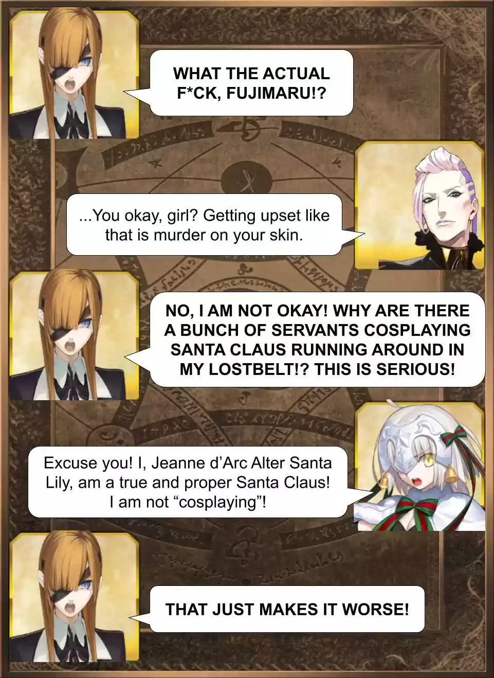 Fate/Grand Order Daily Chaldea (Doujinshi) Ch. 422 When The Crypters Noticed