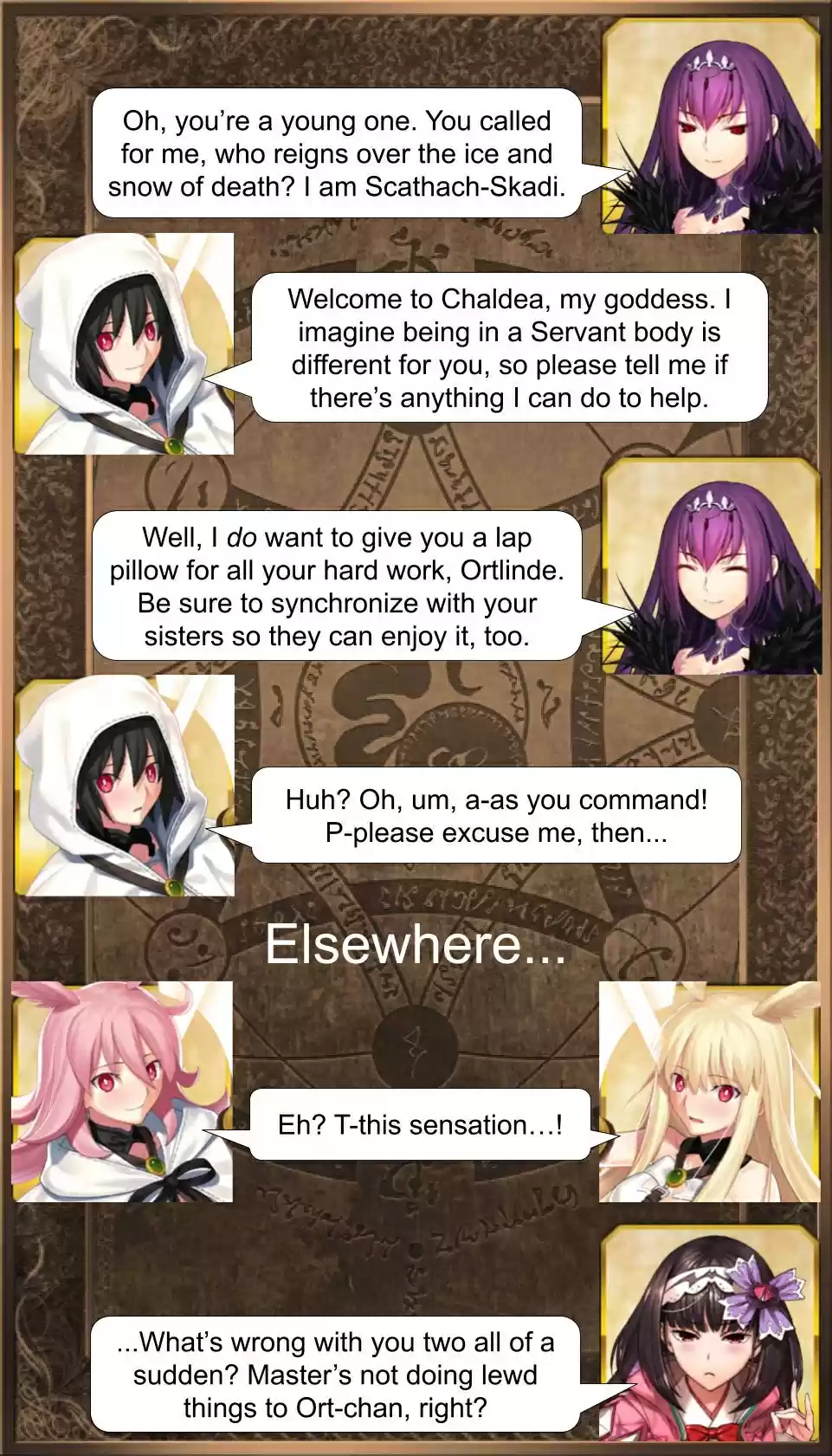 Fate/Grand Order Daily Chaldea (Doujinshi) Ch. 435 Skadi Arrives