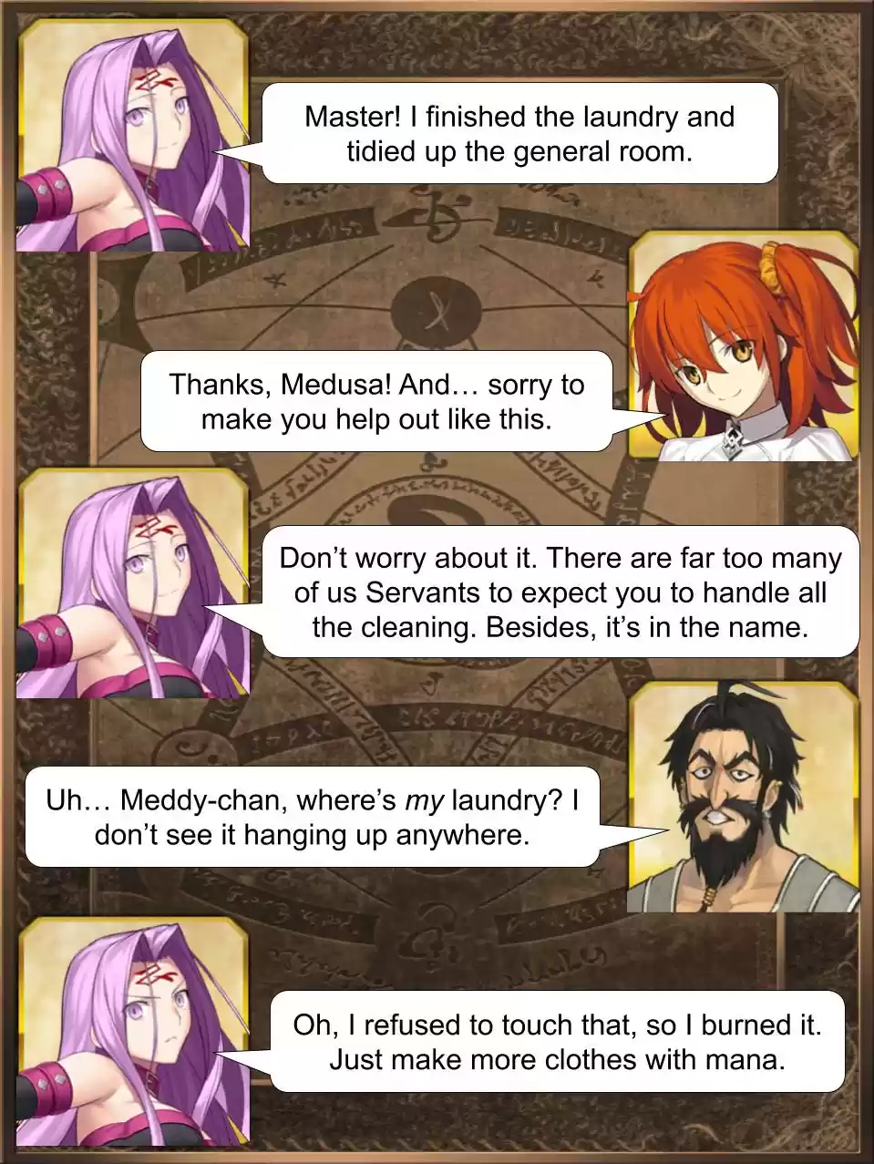 Fate/Grand Order Daily Chaldea (Doujinshi) Ch. 44 Cleaning Day