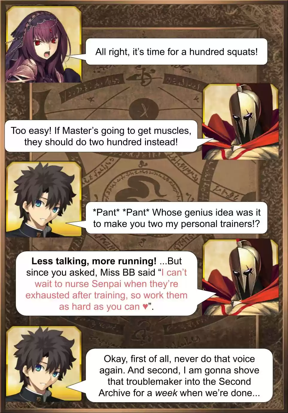 Fate/Grand Order Daily Chaldea (Doujinshi) Ch. 47 Leg Day