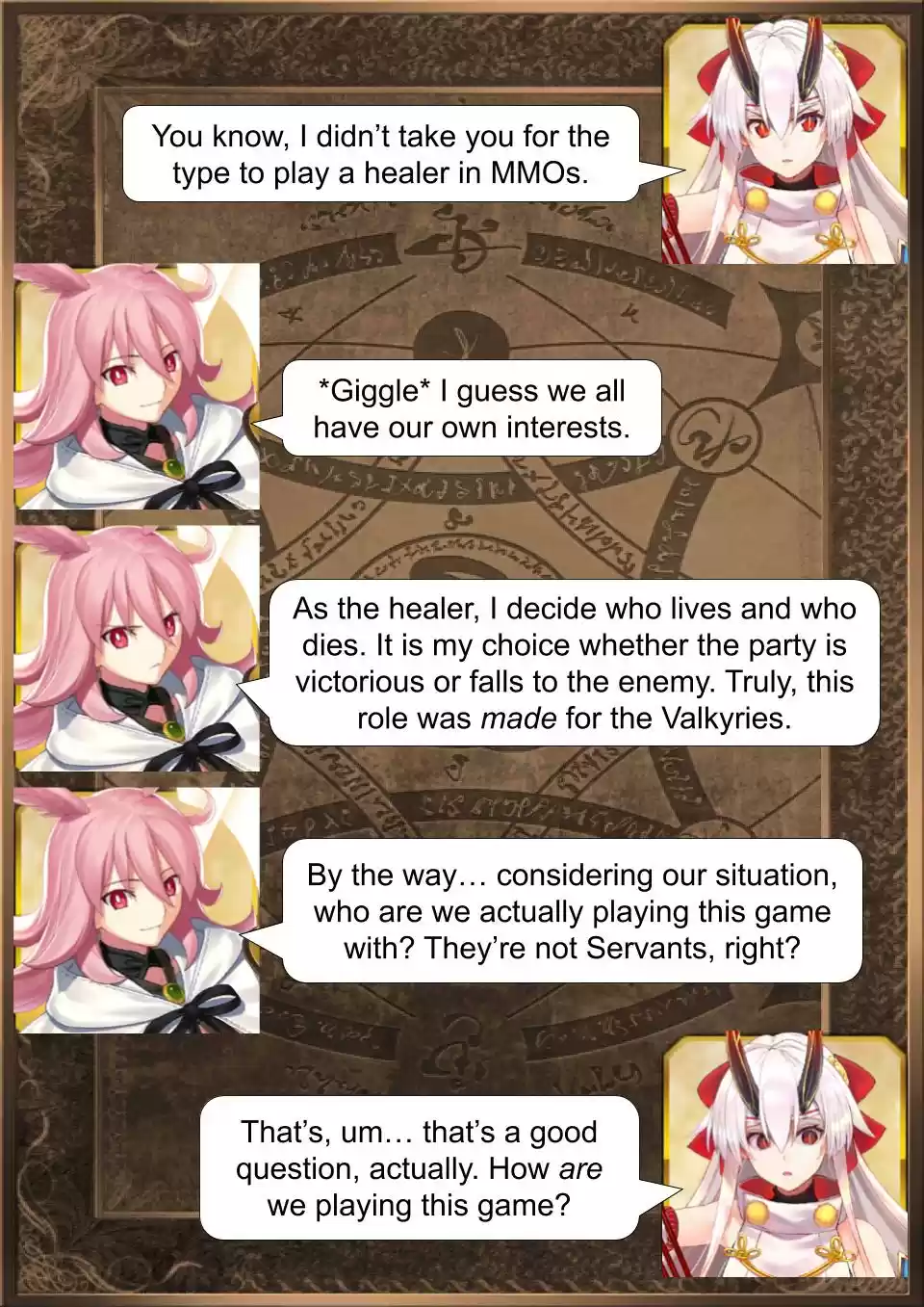 Fate/Grand Order Daily Chaldea (Doujinshi) Ch. 483 Distant Friends