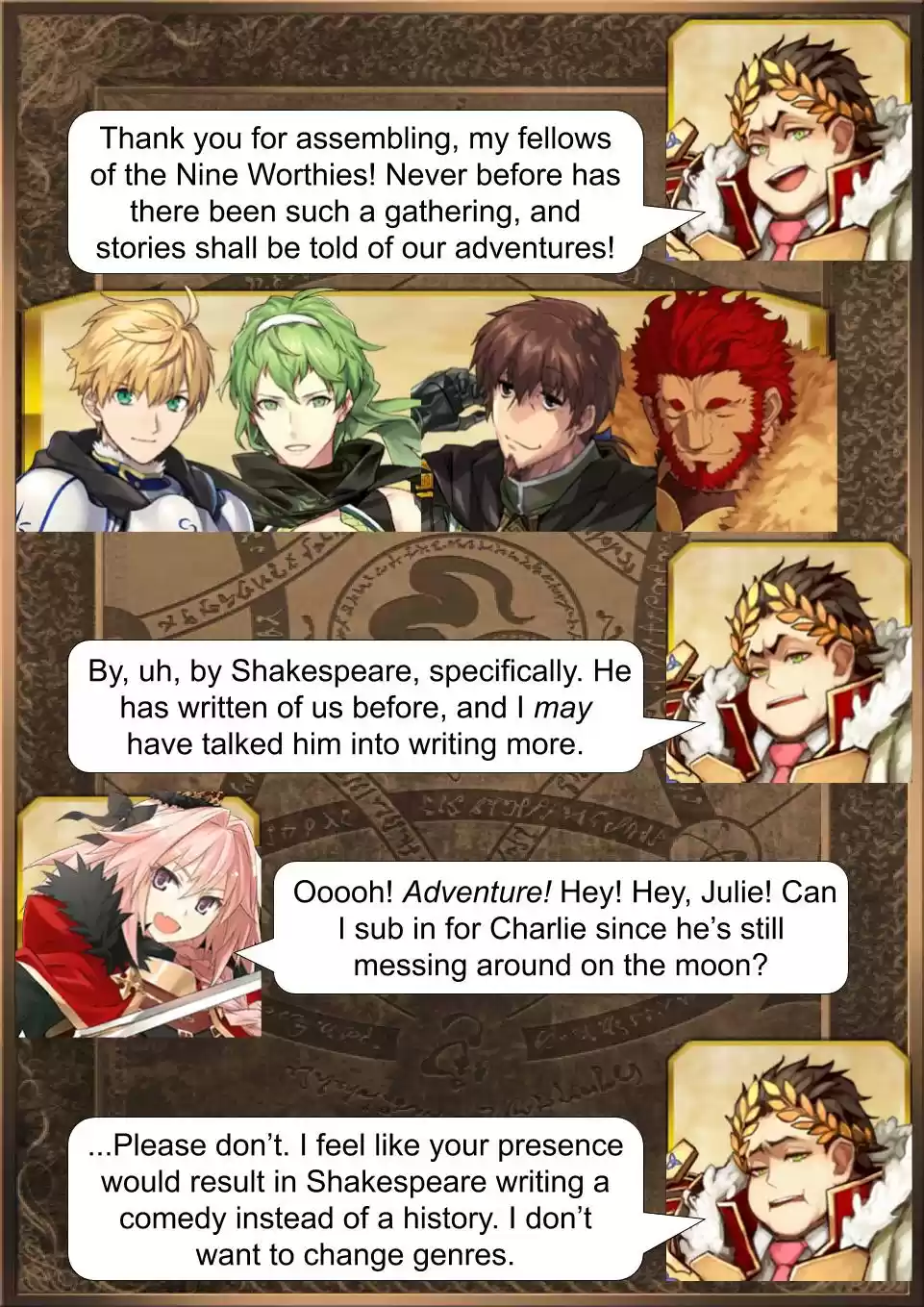 Fate/Grand Order Daily Chaldea (Doujinshi) Ch. 515 The Worthies