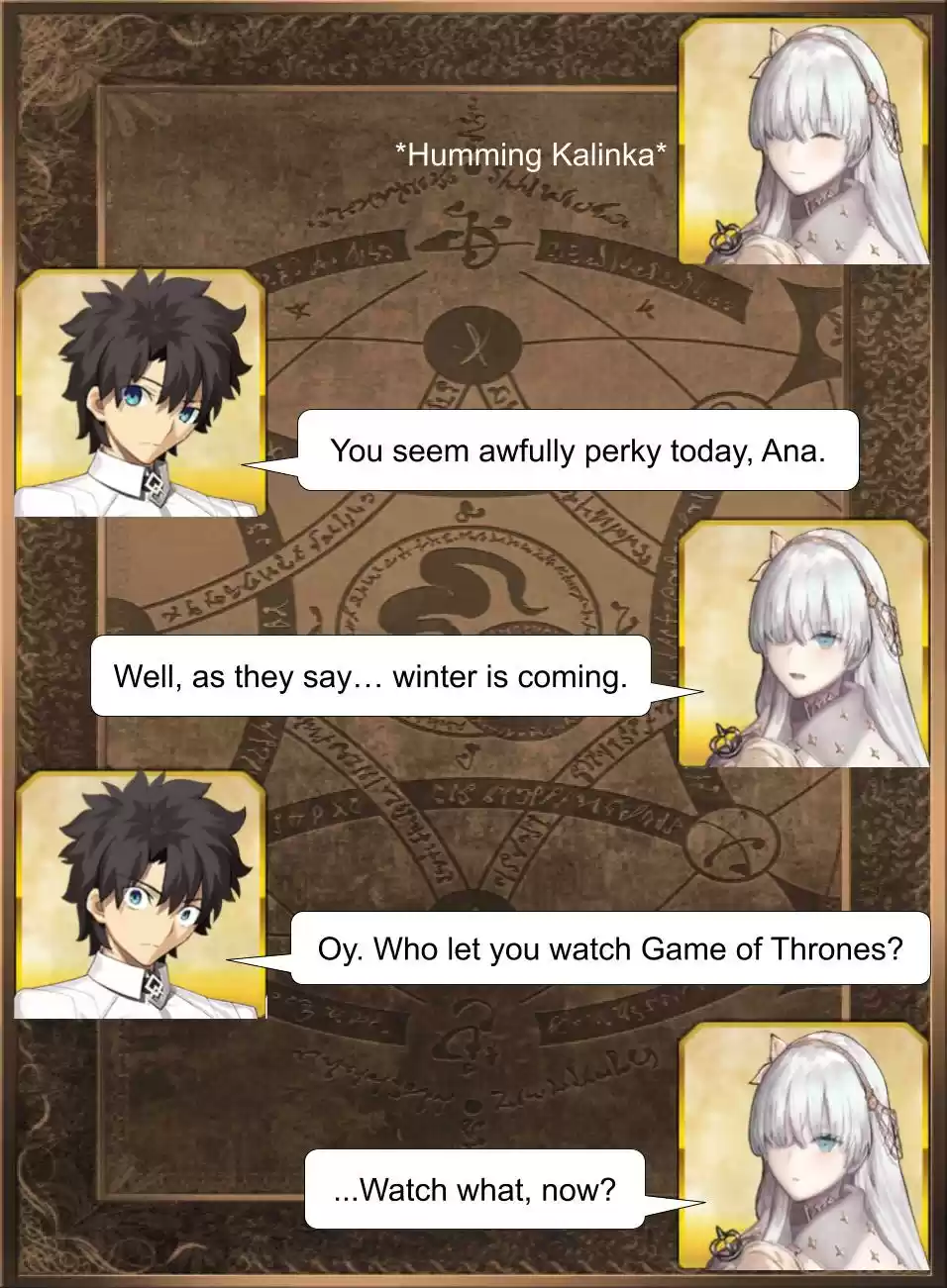 Fate/Grand Order Daily Chaldea (Doujinshi) Ch. 535 Game Of Throne Of Heroes