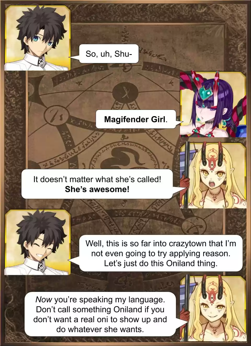 Fate/Grand Order Daily Chaldea (Doujinshi) Ch. 540 A True Oni