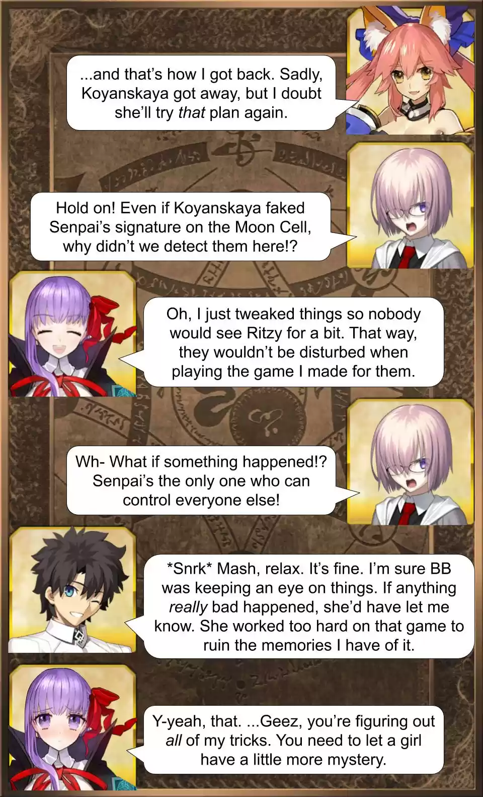 Fate/Grand Order Daily Chaldea (Doujinshi) Ch. 563 Returning Home