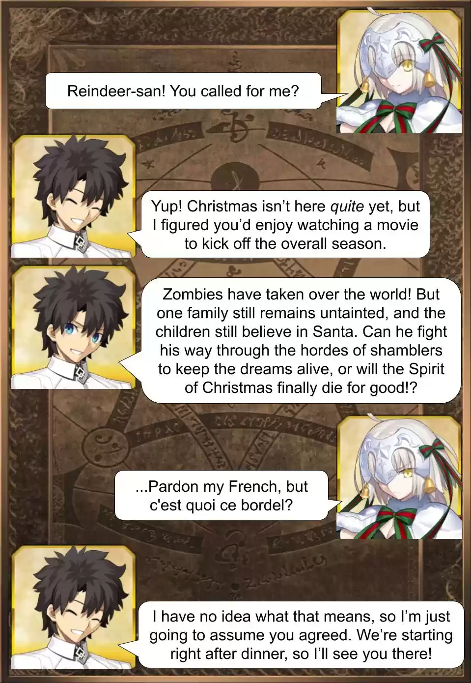 Fate/Grand Order Daily Chaldea (Doujinshi) Ch. 565 A Red Colored Coat