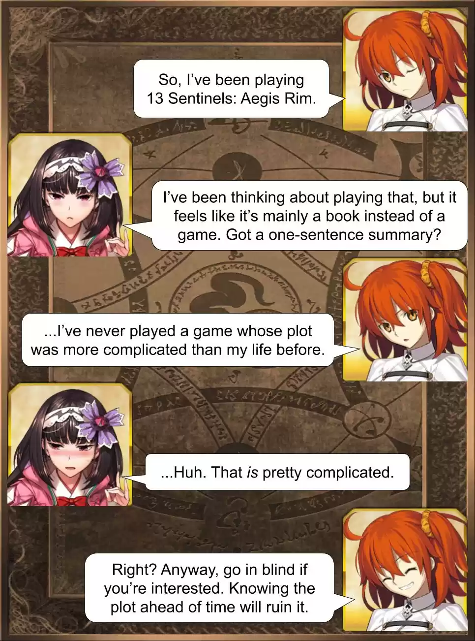 Fate/Grand Order Daily Chaldea (Doujinshi) Ch. 569 Game Suggestions