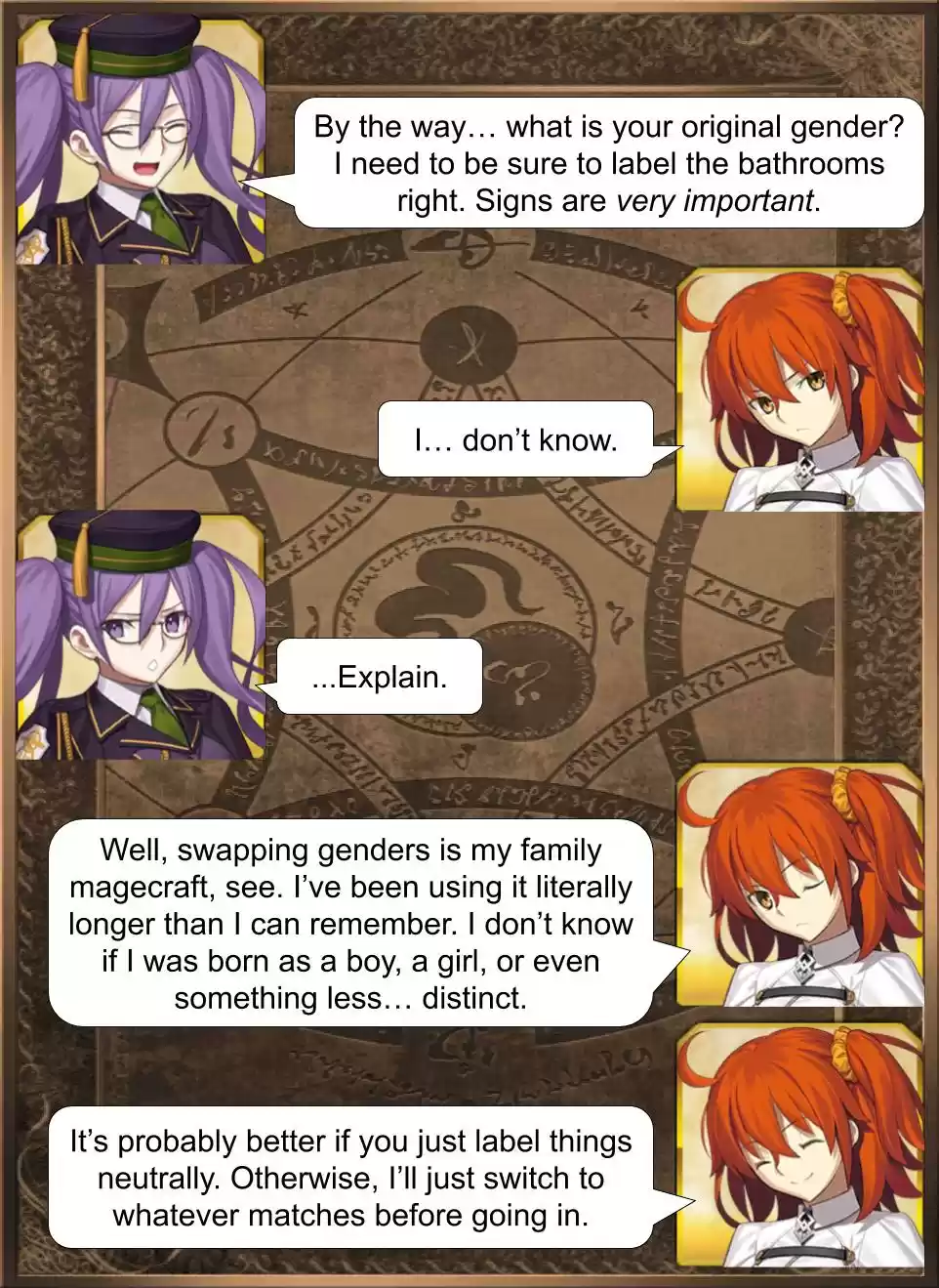 Fate/Grand Order Daily Chaldea (Doujinshi) Ch. 574 They Hid The Birth Certificate, Too