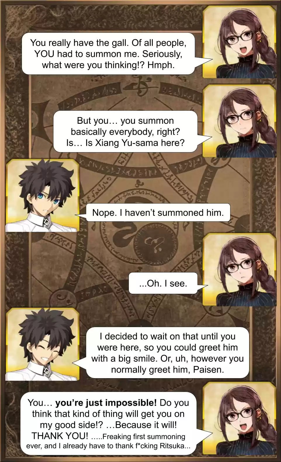 Fate/Grand Order Daily Chaldea (Doujinshi) Ch. 585 Yu Mei ren Arrives