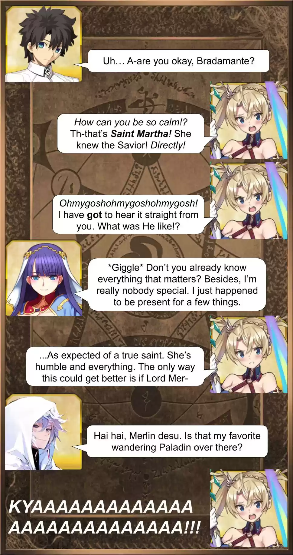 Fate/Grand Order Daily Chaldea (Doujinshi) Ch. 596 Meeting Your Heroes