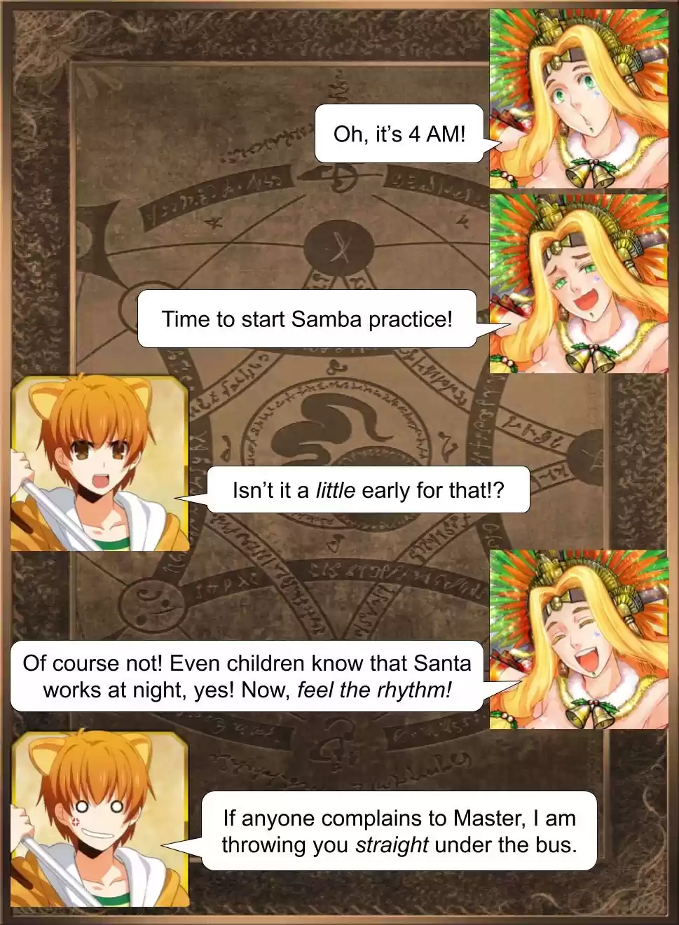 Fate/Grand Order Daily Chaldea (Doujinshi) Ch. 602 Samba Santa