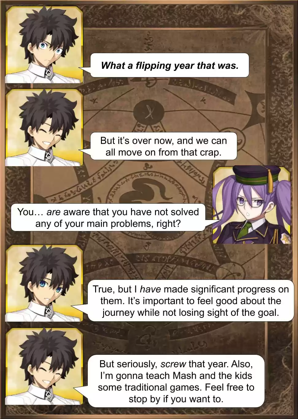 Fate/Grand Order Daily Chaldea (Doujinshi) Ch. 613 Happy New Year's 2021