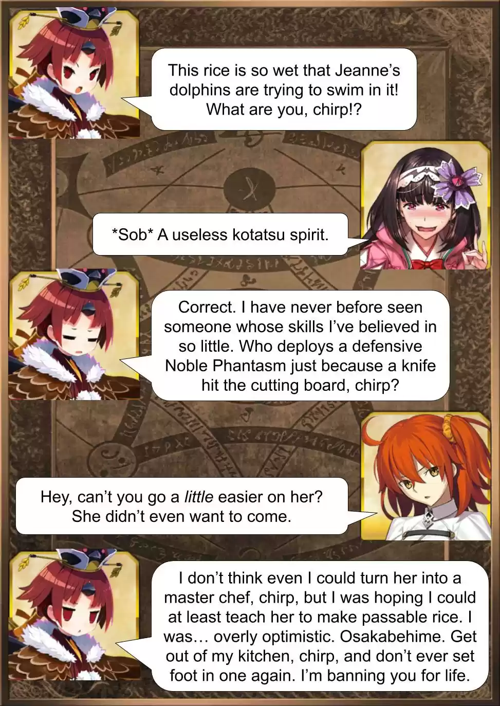 Fate/Grand Order Daily Chaldea (Doujinshi) Ch. 616 She Got Bullied Into Going