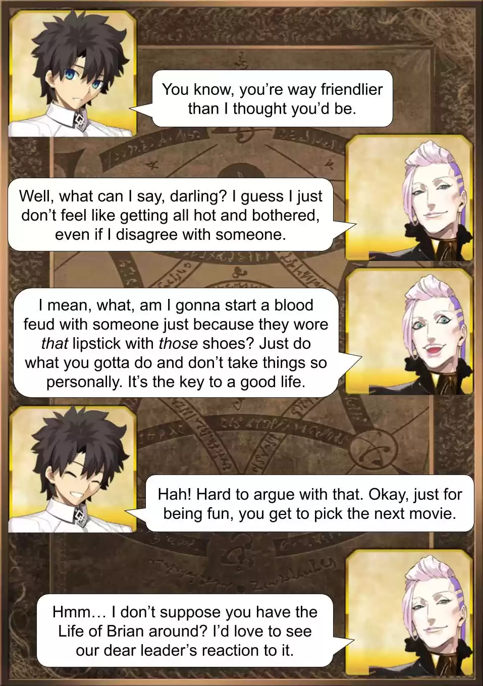 Fate/Grand Order Daily Chaldea (Doujinshi) Ch. 622 Frenemies