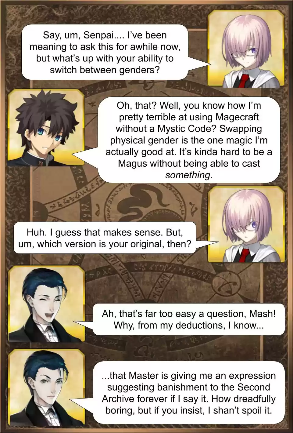 Fate/Grand Order Daily Chaldea (Doujinshi) Ch. 63 Special Talents