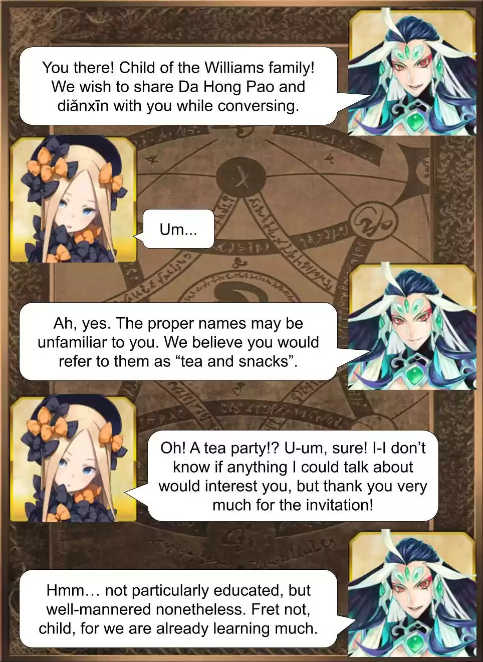 Fate/Grand Order Daily Chaldea (Doujinshi) Ch. 630 Tea Buddies