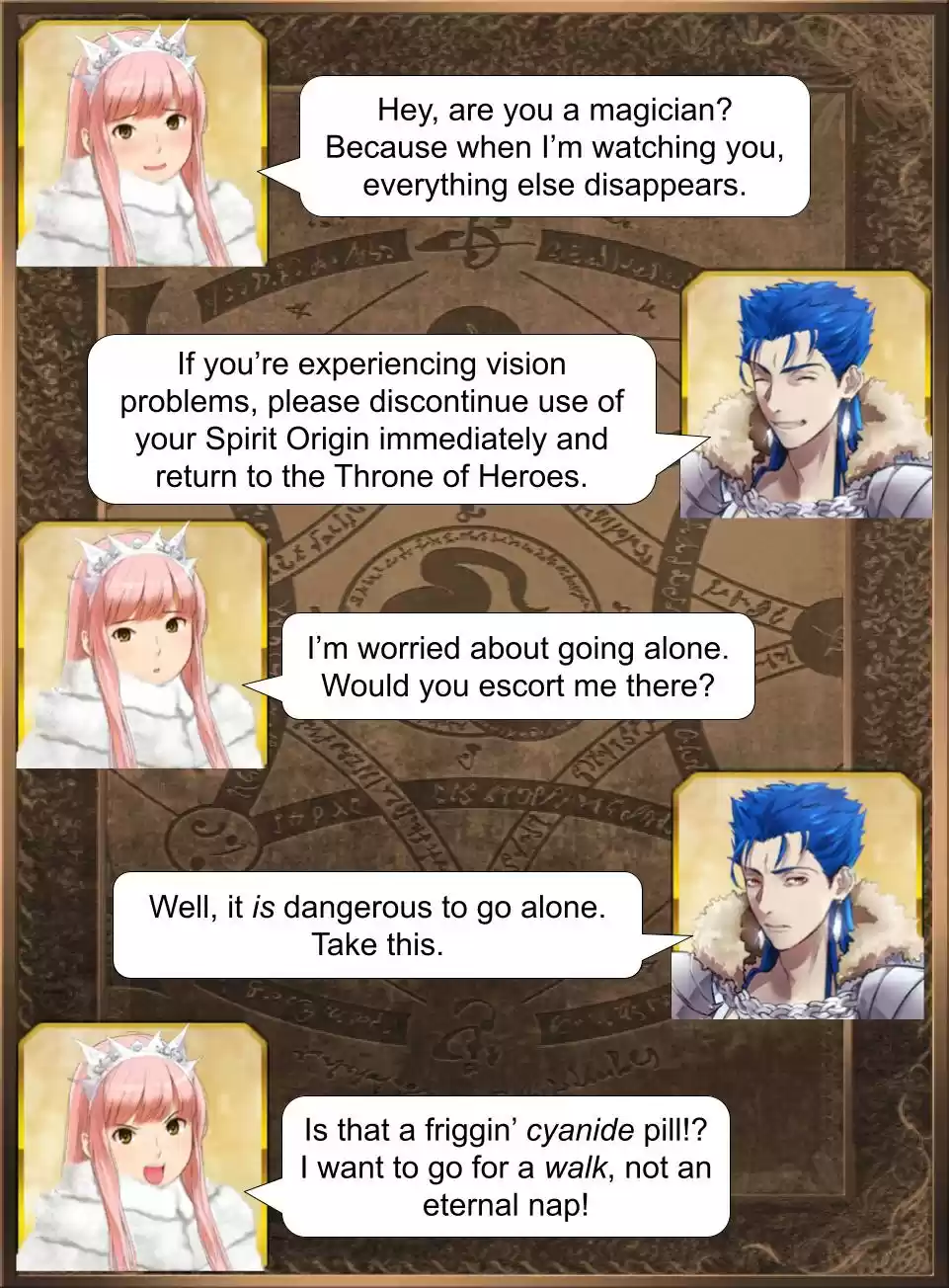 Fate/Grand Order Daily Chaldea (Doujinshi) Ch. 634 Aggressive Flirting