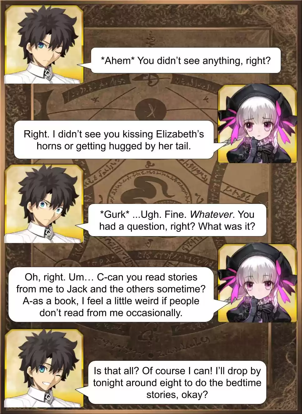 Fate/Grand Order Daily Chaldea (Doujinshi) Ch. 640 Bedtime Tales