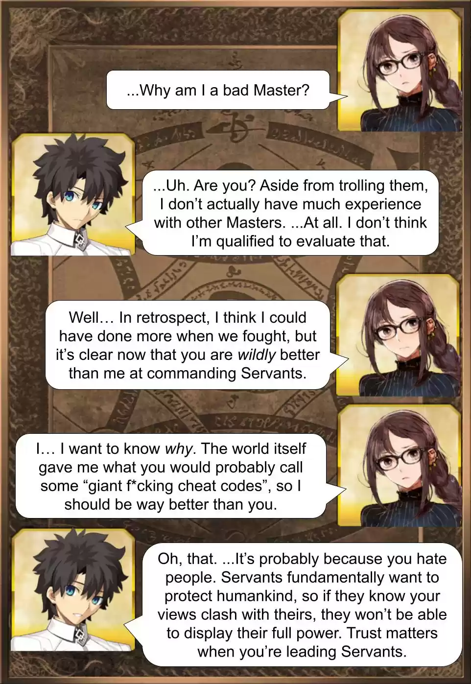 Fate/Grand Order Daily Chaldea (Doujinshi) Ch. 642 Differing Views