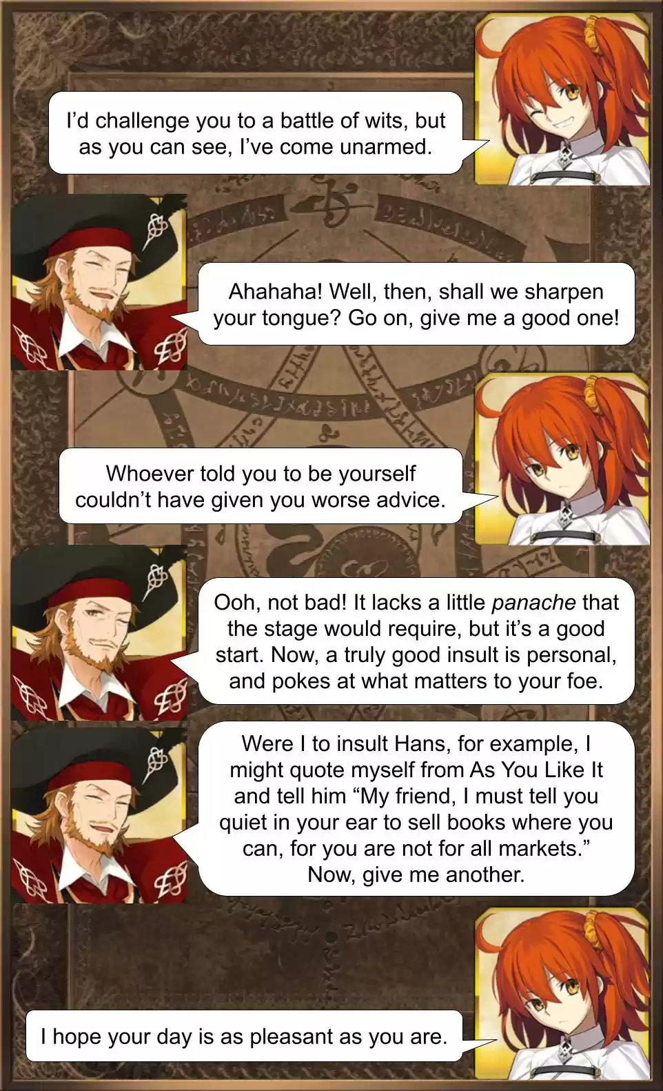 Fate/Grand Order Daily Chaldea (Doujinshi) Ch. 643 Insult Practice