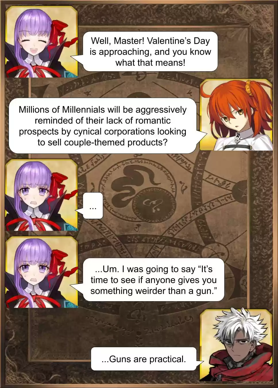 Fate/Grand Order Daily Chaldea (Doujinshi) Ch. 646 The Most Romantic Gift