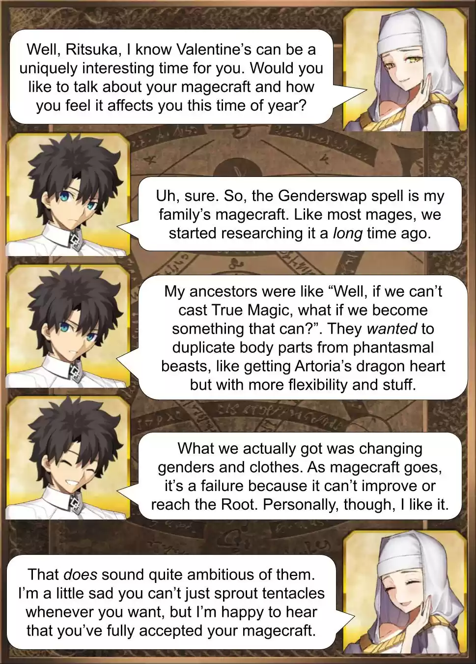 Fate/Grand Order Daily Chaldea (Doujinshi) Ch. 649 The Cause Of Complicated Relationships