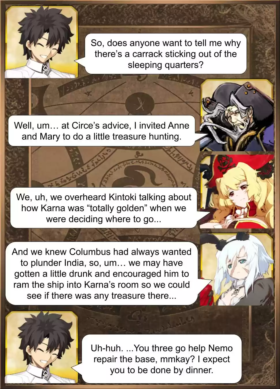 Fate/Grand Order Daily Chaldea (Doujinshi) Ch. 657 A Sailor's Journey