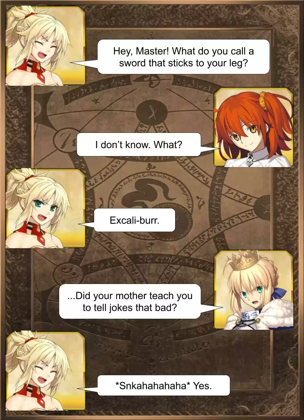 Fate/Grand Order Daily Chaldea (Doujinshi) Ch. 66 Son Jokes