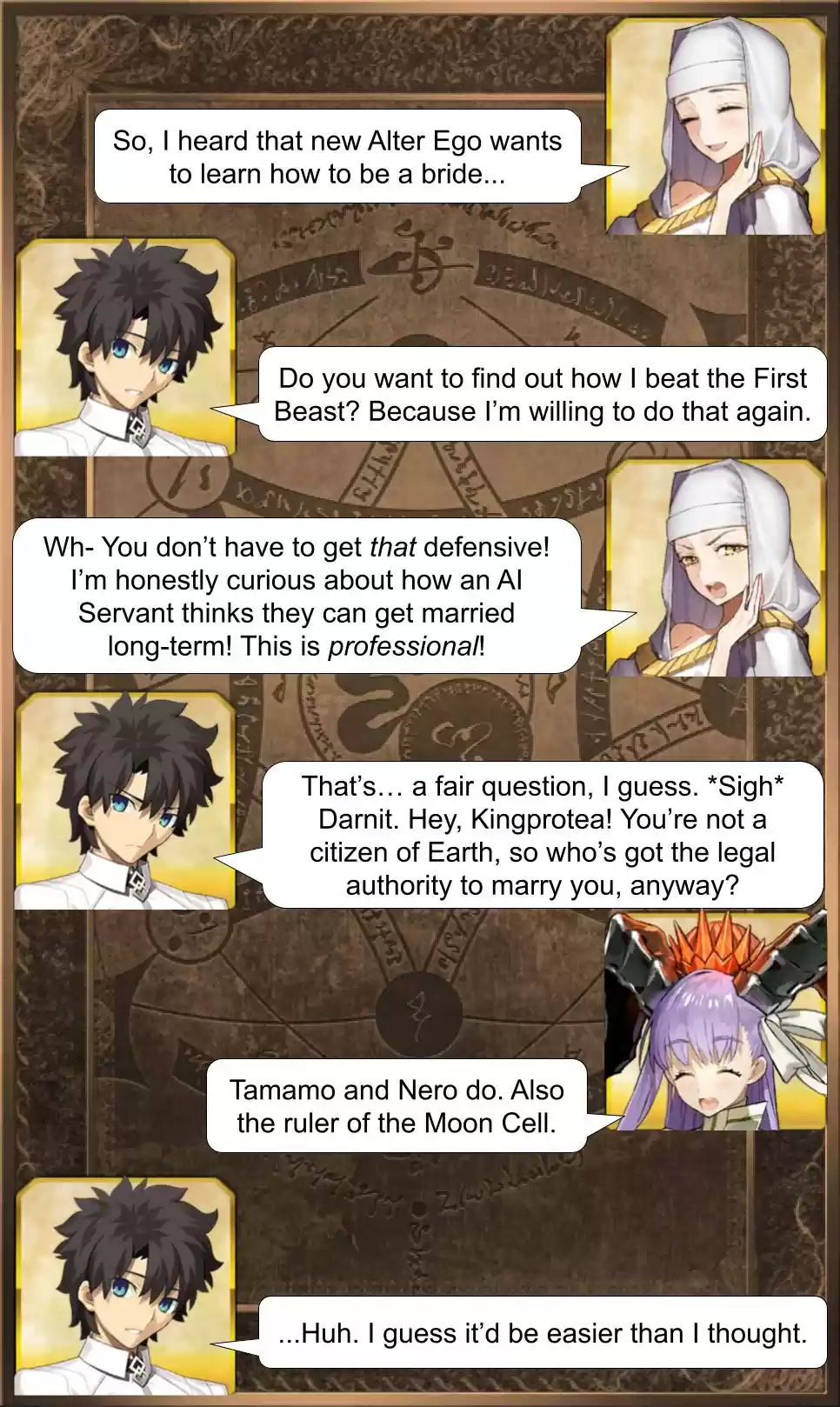 Fate/Grand Order Daily Chaldea (Doujinshi) Ch. 671 Wedding Plans