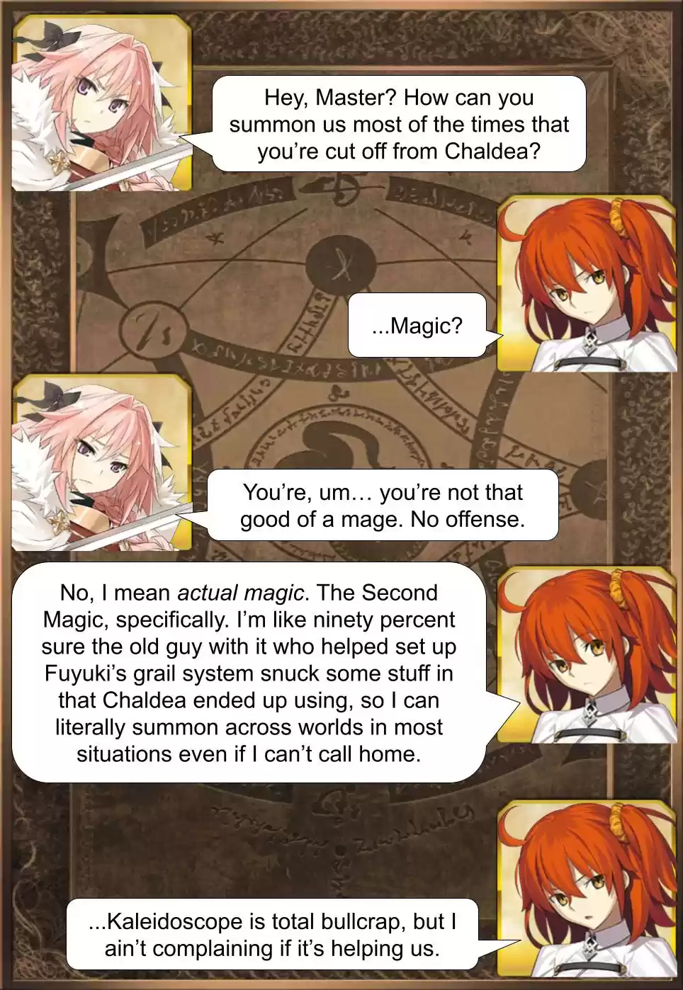 Fate/Grand Order Daily Chaldea (Doujinshi) Ch. 681 Summoning Systems