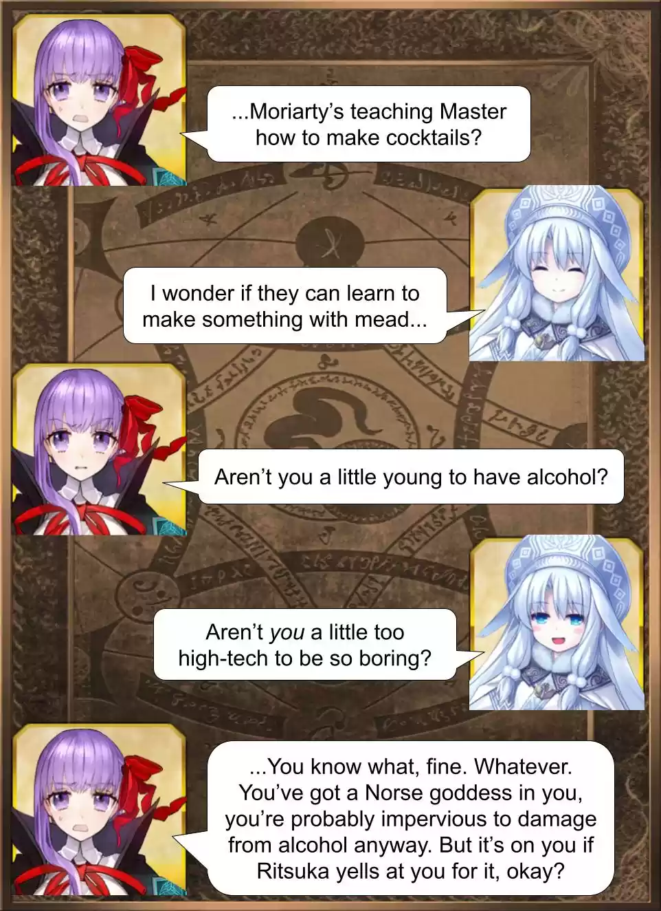 Fate/Grand Order Daily Chaldea (Doujinshi) Ch. 682 Delicious Drinks