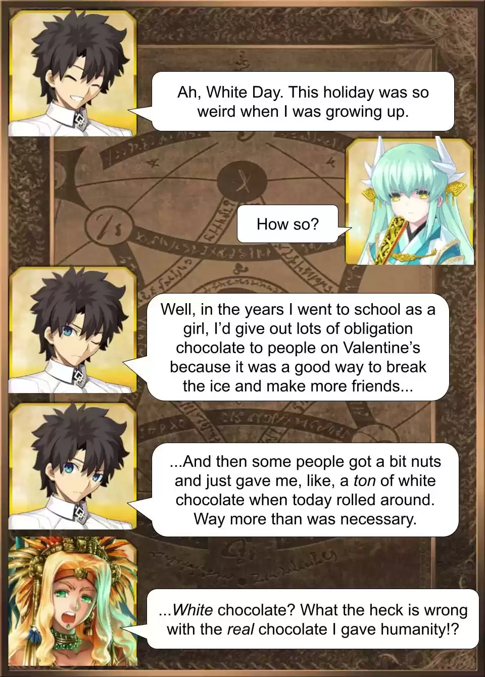 Fate/Grand Order Daily Chaldea (Doujinshi) Ch. 685 White Day 2021