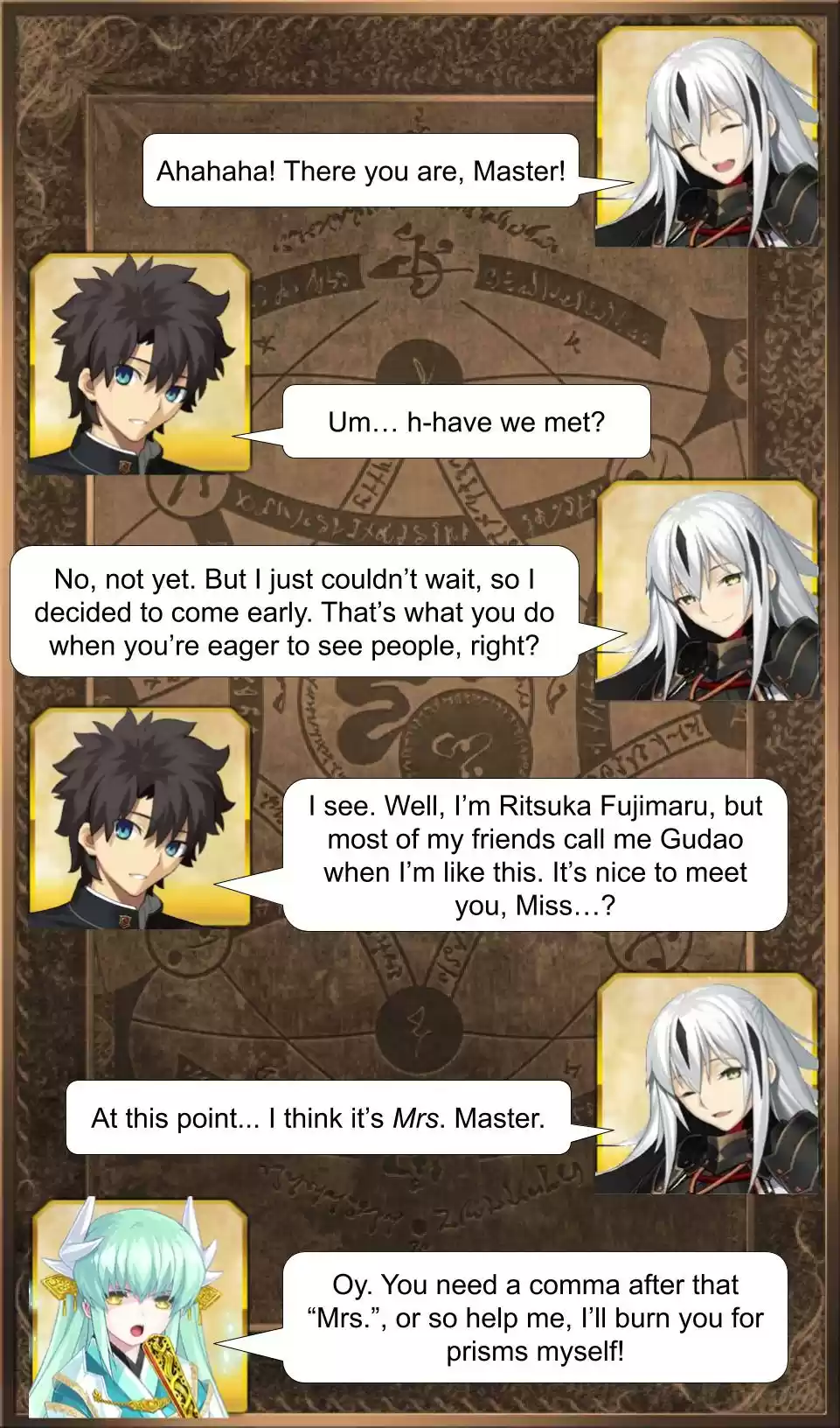 Fate/Grand Order Daily Chaldea (Doujinshi) Ch. 69 The Two Dragons