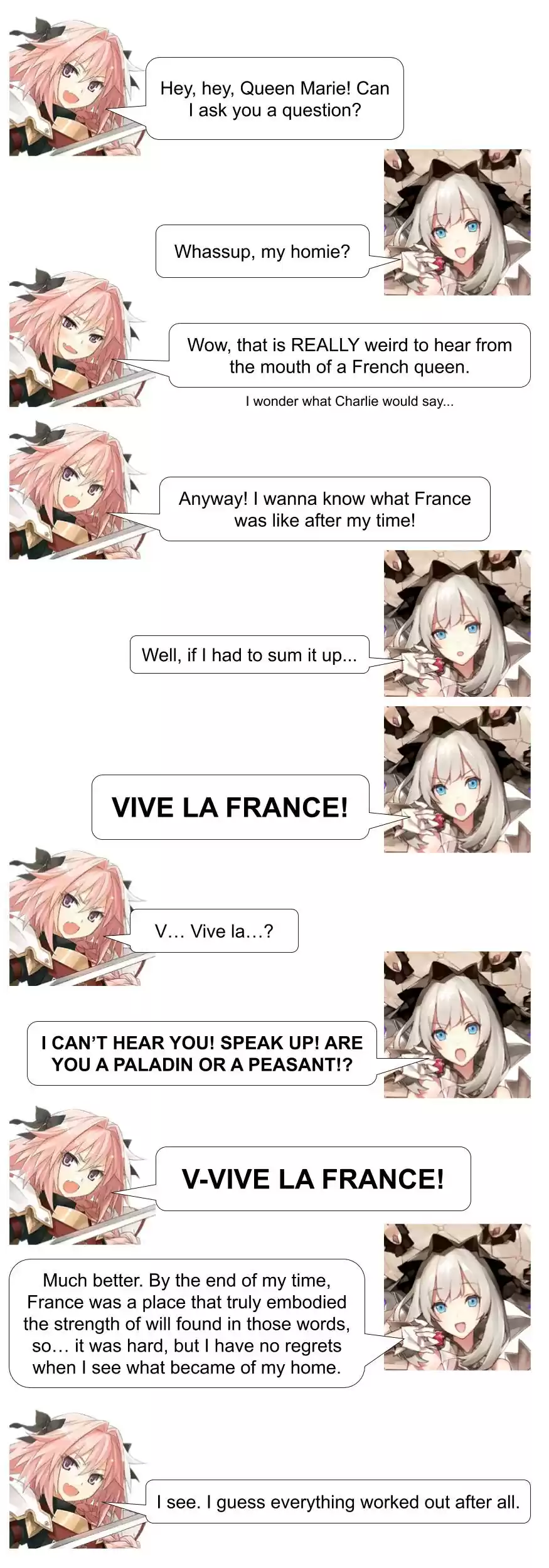 Fate/Grand Order Daily Chaldea (Doujinshi) Ch. 8 The Prince And The Queen