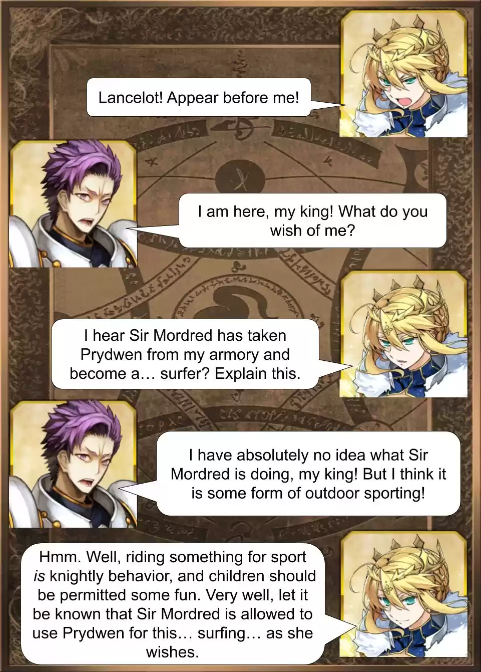 Fate/Grand Order Daily Chaldea (Doujinshi) Ch. 83 When The King Calls