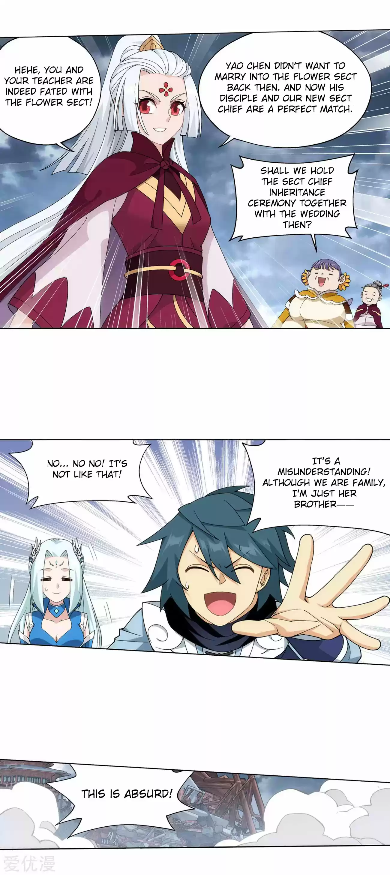 Fights Breaking Through The Heavens 328 The Sect Chief of The Flower Sect