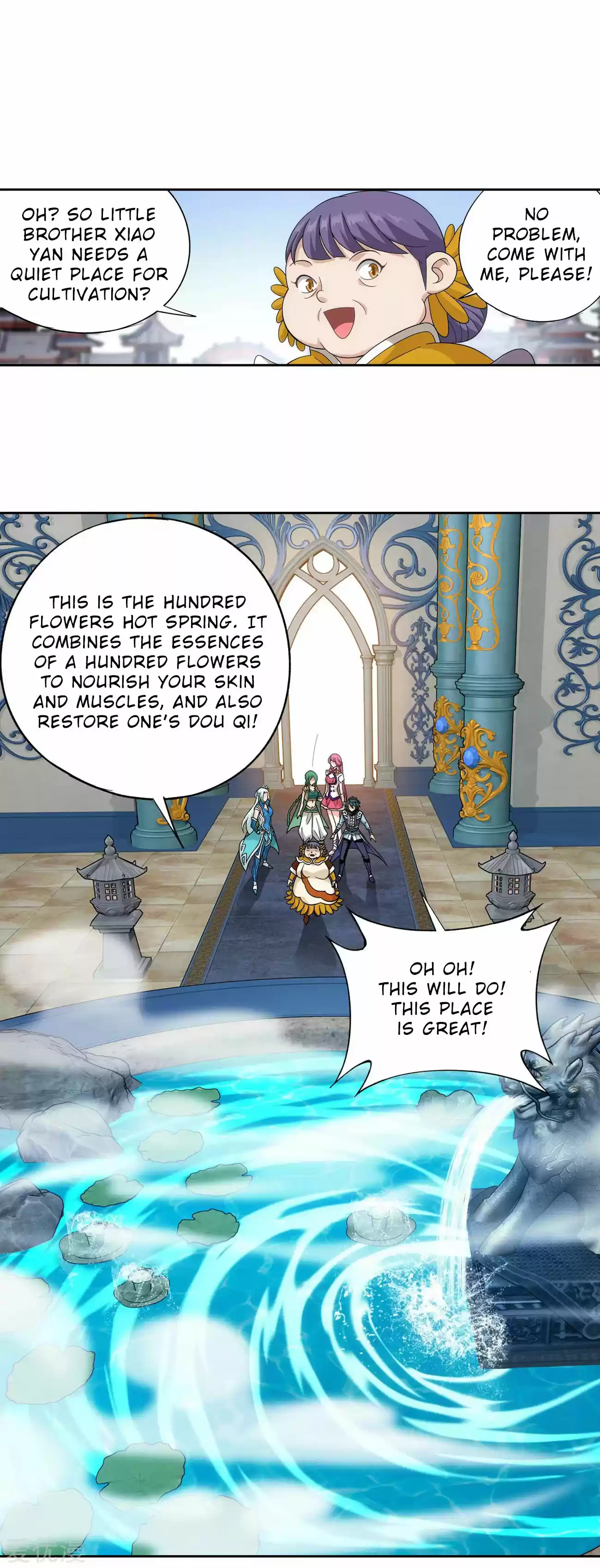 Fights Breaking Through The Heavens 329 Flower Sect's Training Grounds