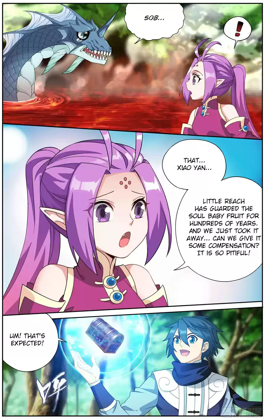 Fights Breaking Through The Heavens Ch. 309 The Illusion of the Soul Baby Fruit