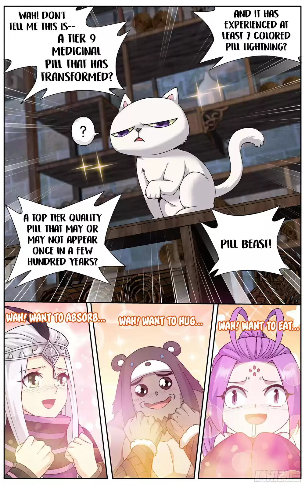 Fights Breaking Through The Heavens Ch. 313 Spiritual Cat