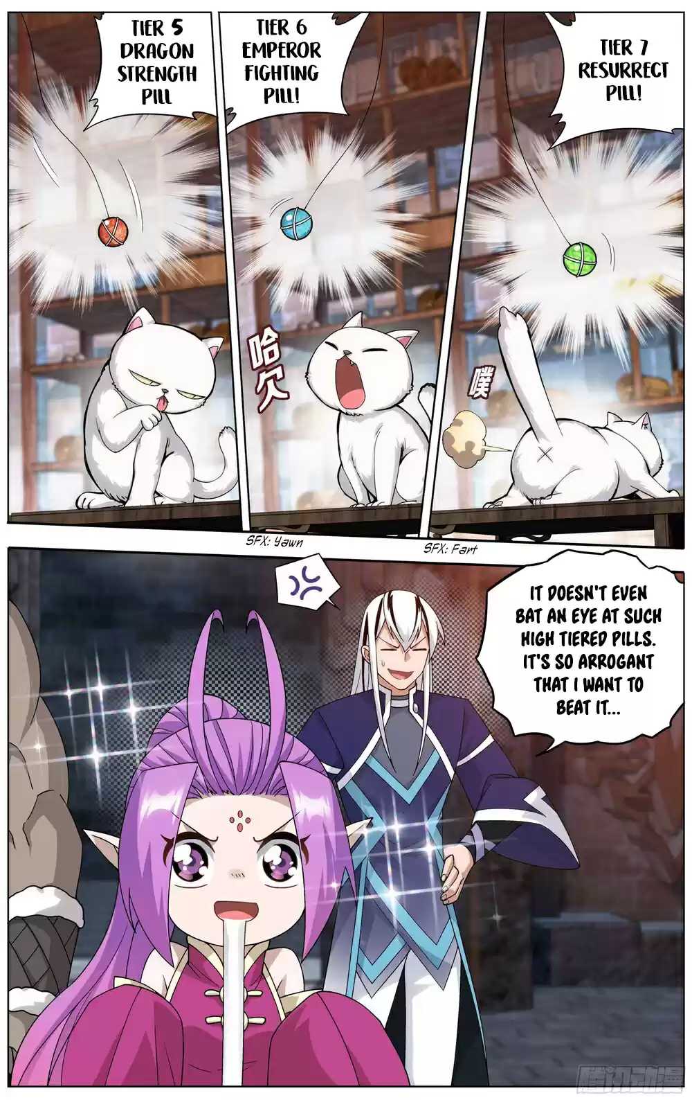 Fights Breaking Through The Heavens Ch. 313 Spiritual Cat