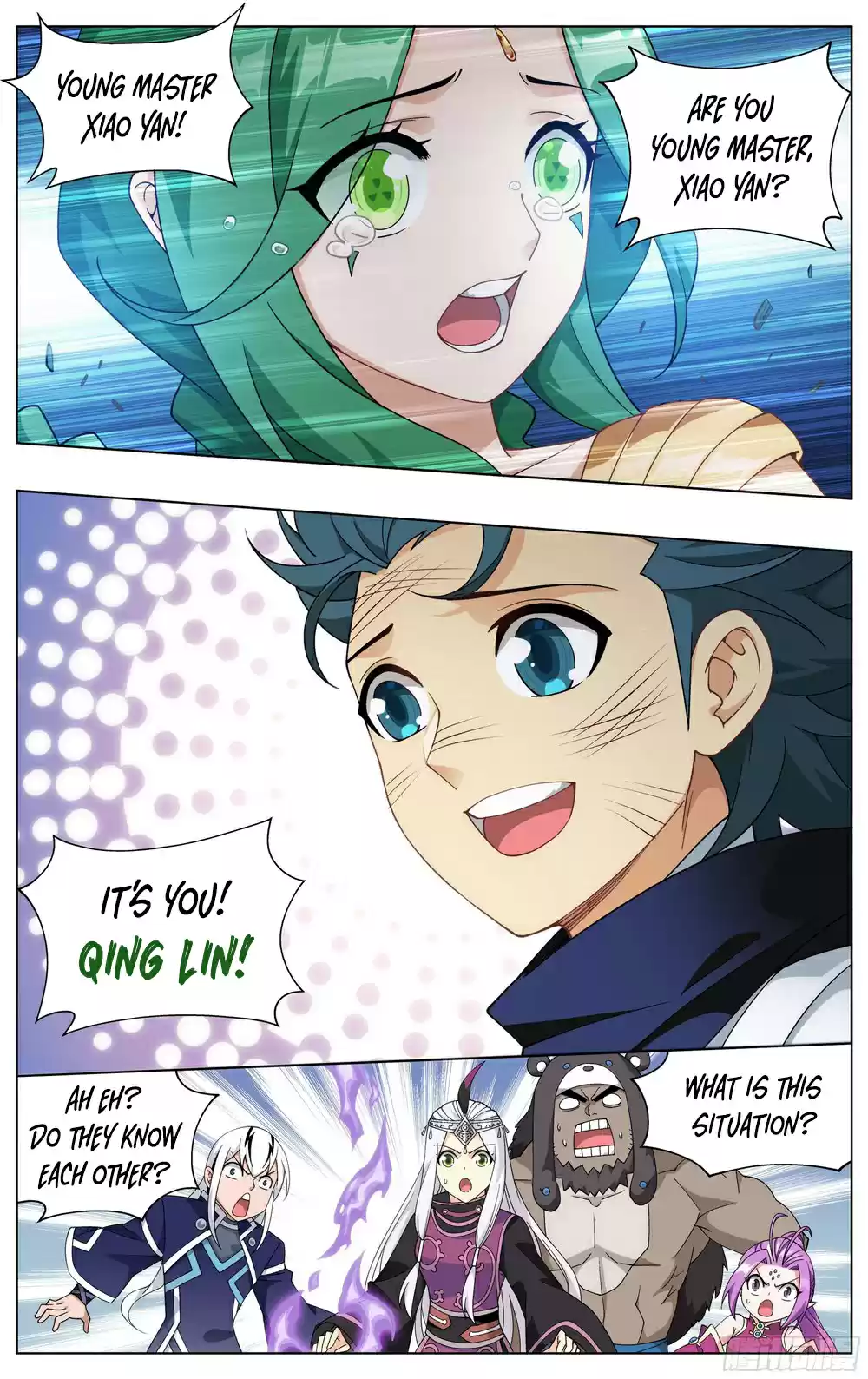 Fights Breaking Through The Heavens Ch. 314 Meeting Qing Lin