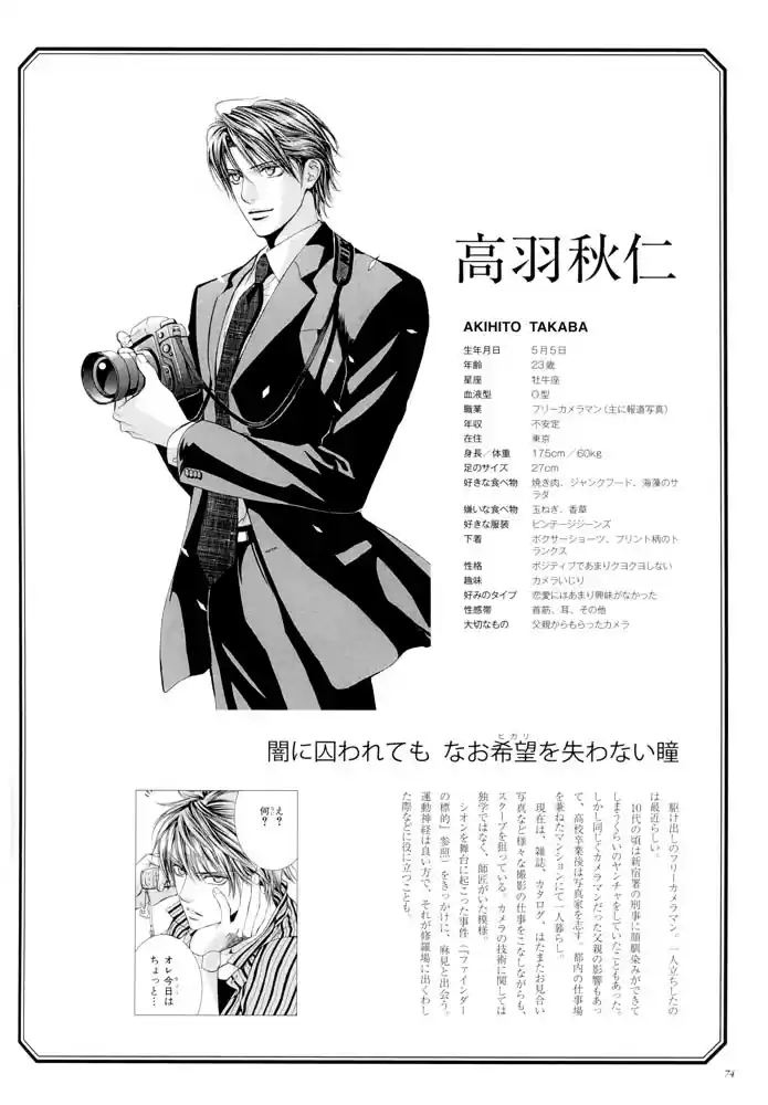 Finder Series Vol. 1 Ch. 3.3 Character book