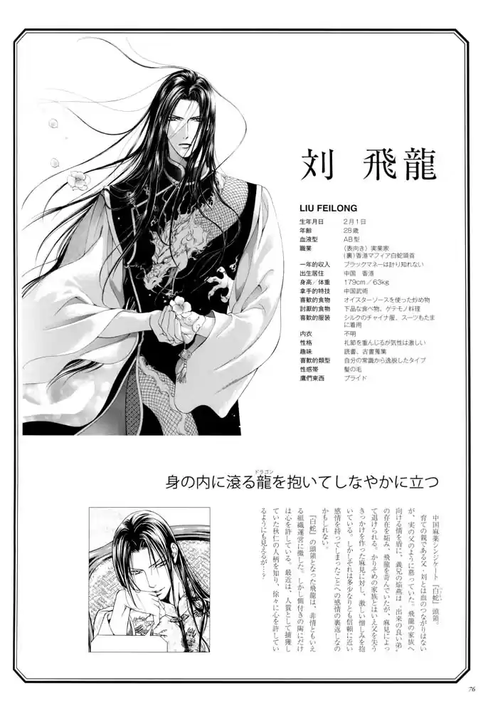 Finder Series Vol. 1 Ch. 3.3 Character book