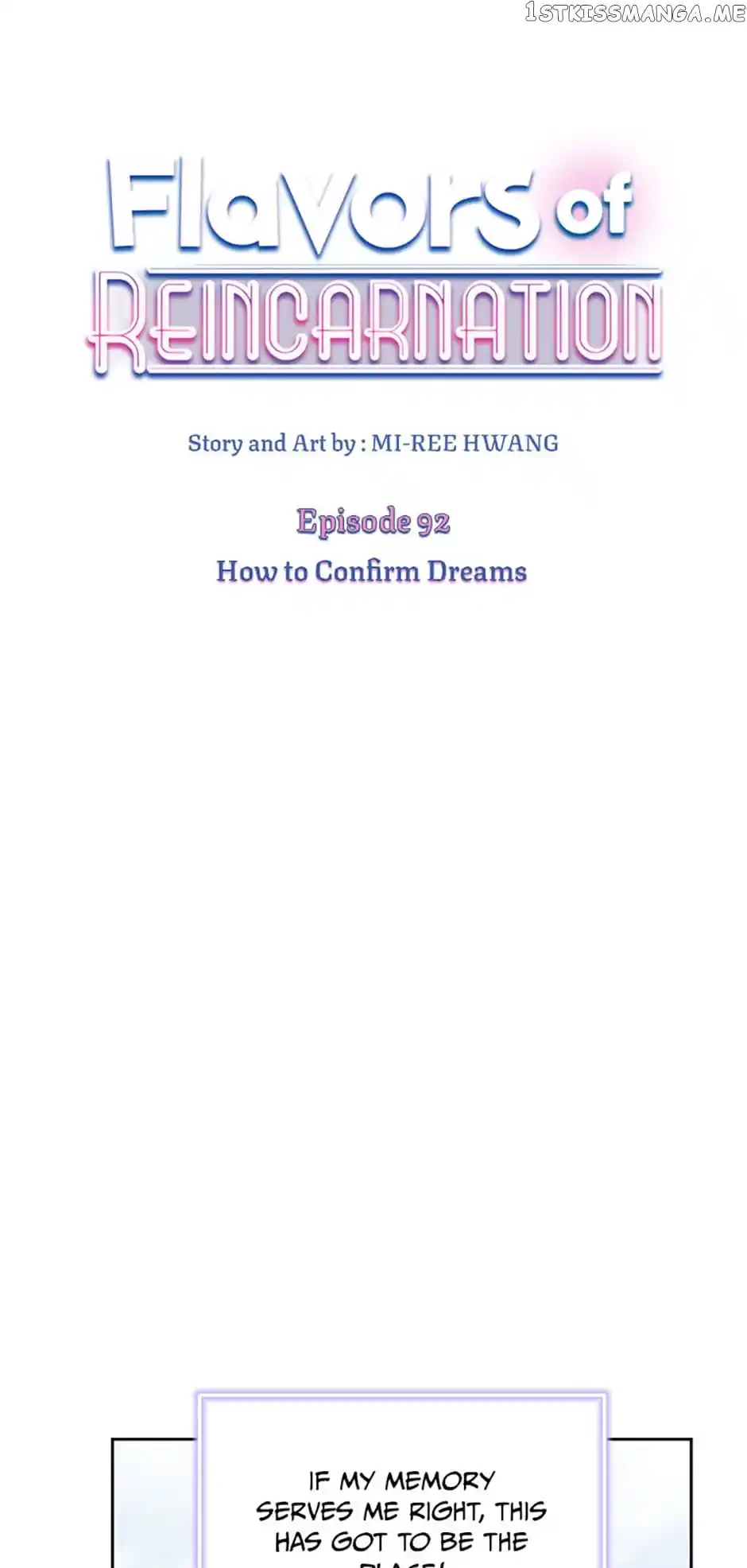 Flavors of Reincarnation Chapter 92